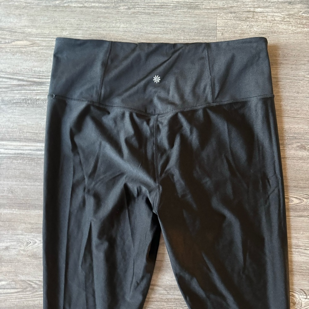 Athleta High Rise Elation Shine Tight Leggings Black 2X - Picture 8 of 9